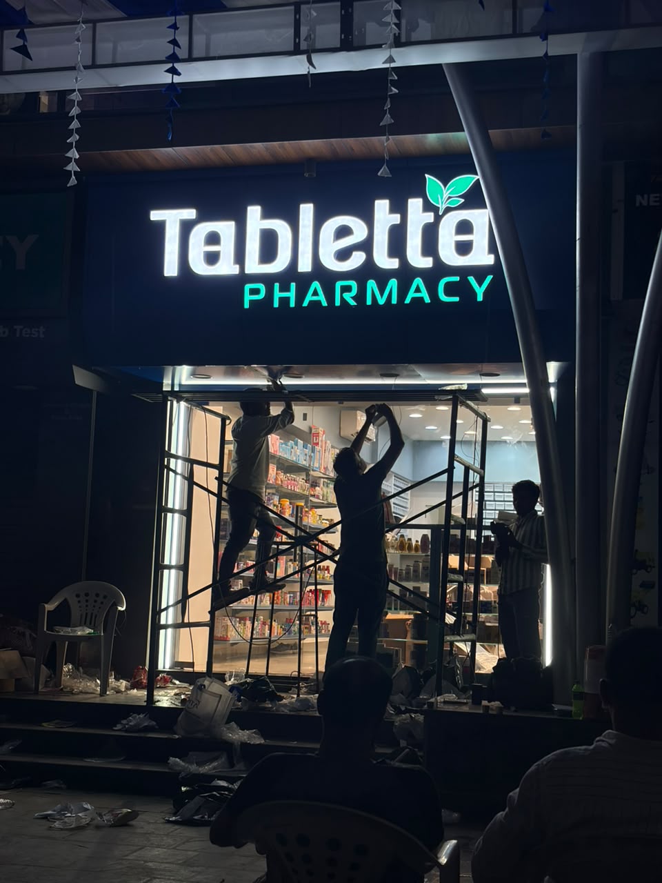 Tabletta Pharmacy interior and medicines